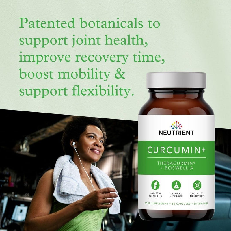 Neutrient Highly Absorbable Curcumin Capsules with Theracurmin and Boswellia