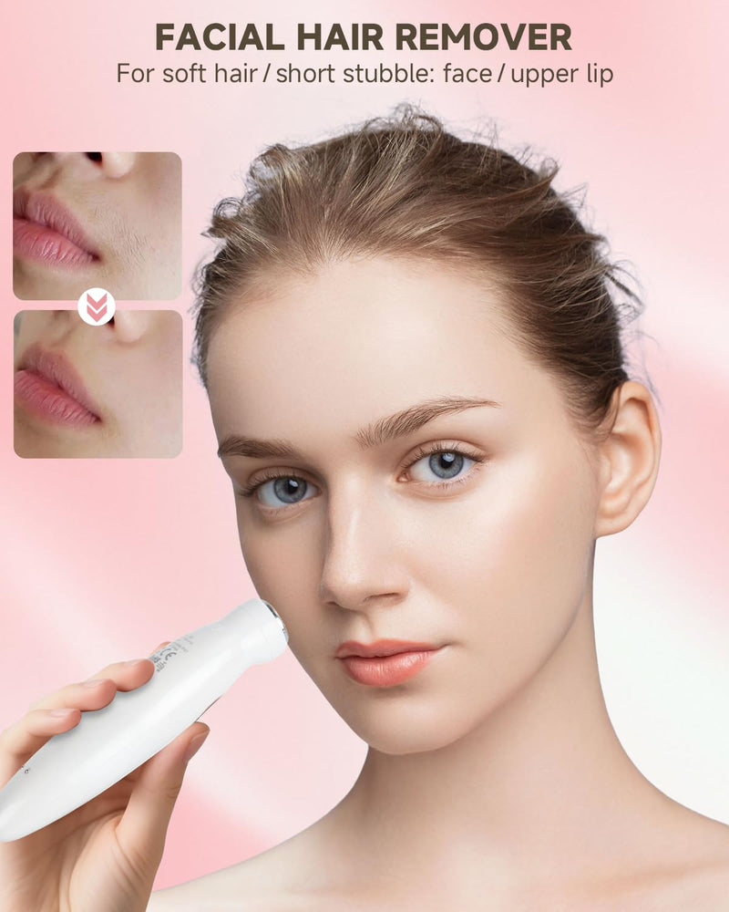 [Australia] - Bikini Trimmer for Women, Rechargeable 4H Use Electric Razors for Women with LED Display Painless 5 in 1 Facial Nose Pubic Hair Removal IPX7 Waterproof Body Shaver for Leg Armpit Eyebrows Femal Gift 