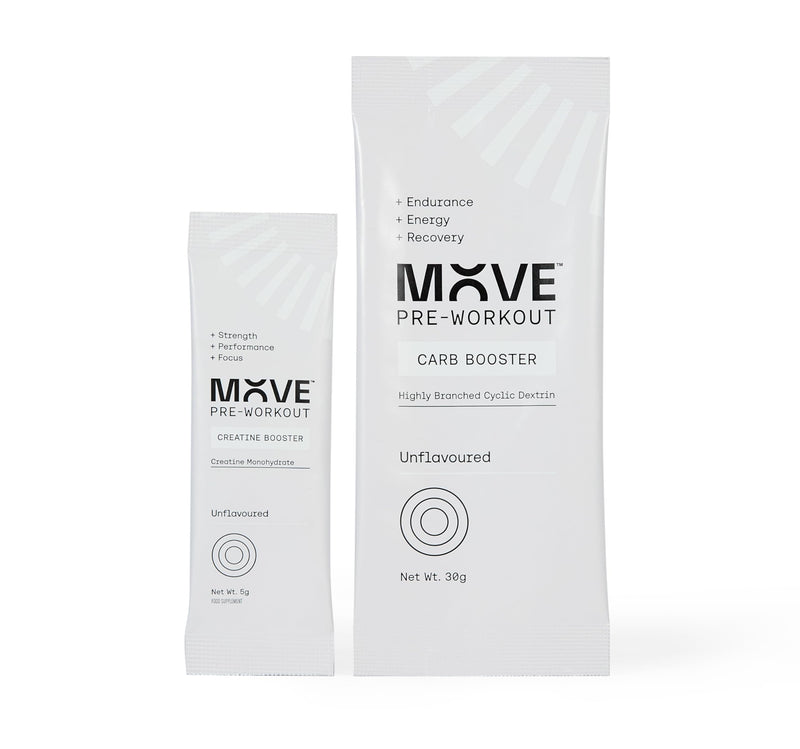 Move Pure Creatine Monohydrate Powder - Unflavoured Pure Creatine Powder Supplement for Women & Men - Micronised Vegan Creatine Improves Strength,Power & Recovery 300g (30 Creatine Sachets) 30 Creatine Sachets