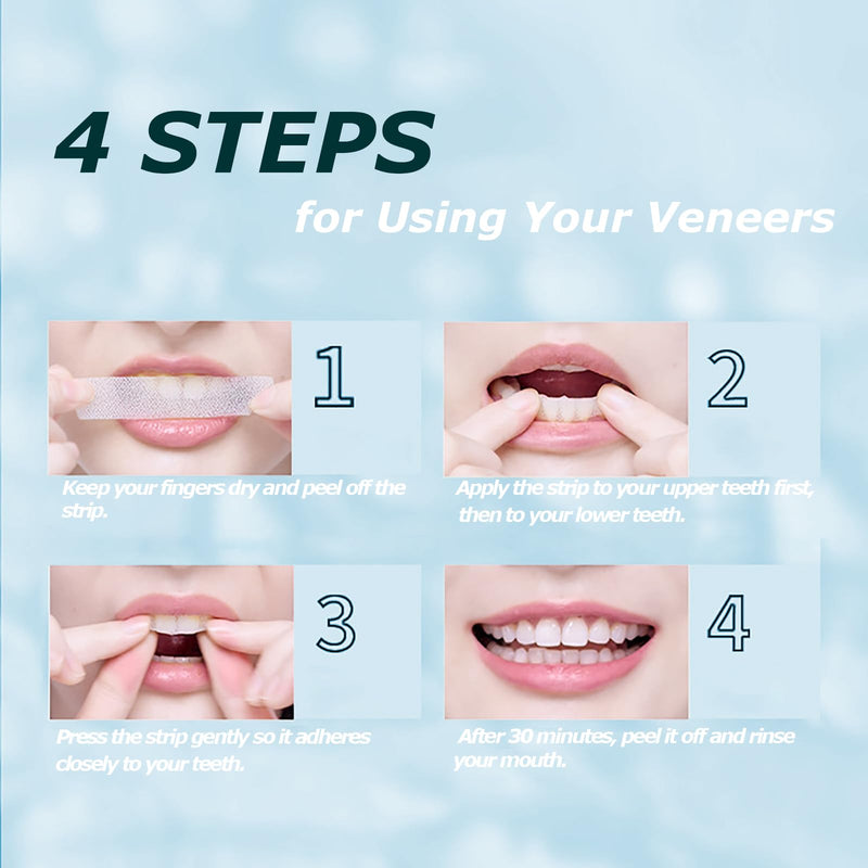 [Australia] - Teeth Whitening Strips Kit, 28 Pieces White Strips for Non Sensitive Tooth, Trras Bandas Blanqueadoras De Dientes, Wine White Wipes for Teeth to Remove Coffee Smoking Soda Stain - 14 Treatment 