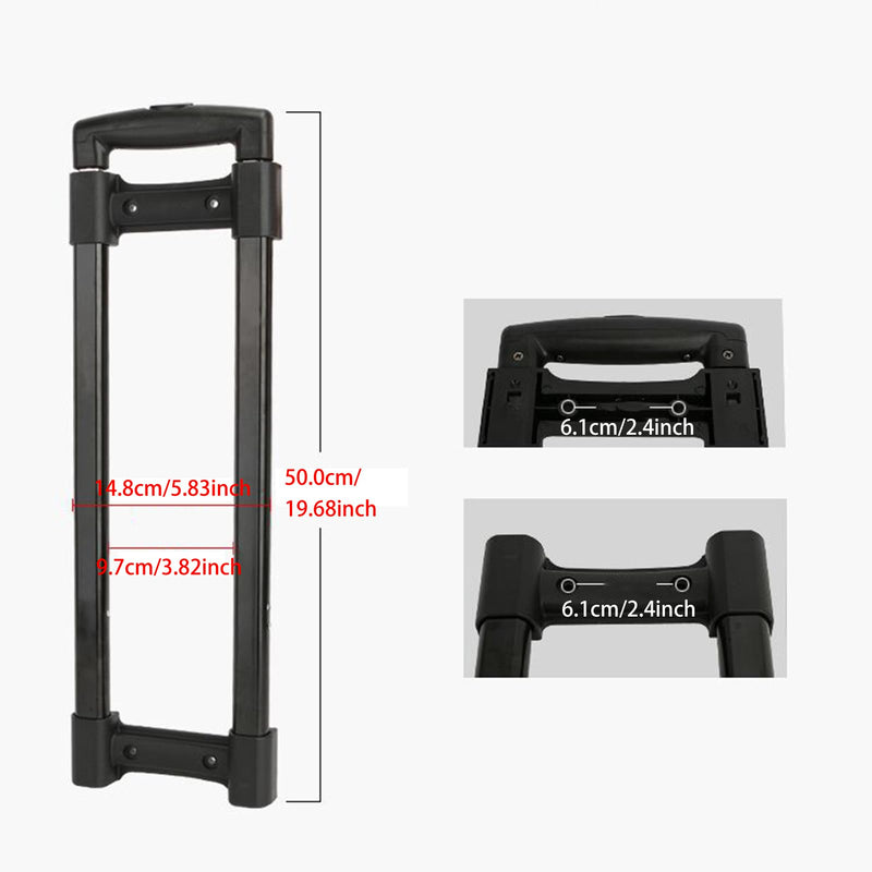Traveling Luggage R003# Telescopic Handle Replacement for 20 Inch Suitcase with Screwdriver
