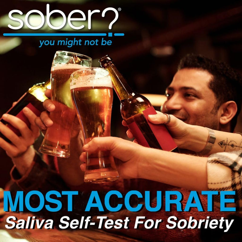 FDA Cleared Saliva Alcohol Test Strip, Highly Accurate BAC Self‑Test, 2–3 Minute Results, Portable & Discreet Sober Test Anywhere (6) 6