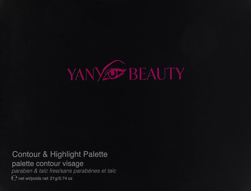 [Australia] - YANY Beauty Contour & Highlight Palette, Sculpt, Define, Palette Powder Contour Kit with Mirror - 6 Highly Pigmented Matte Colors For Contouring And Highlighting 