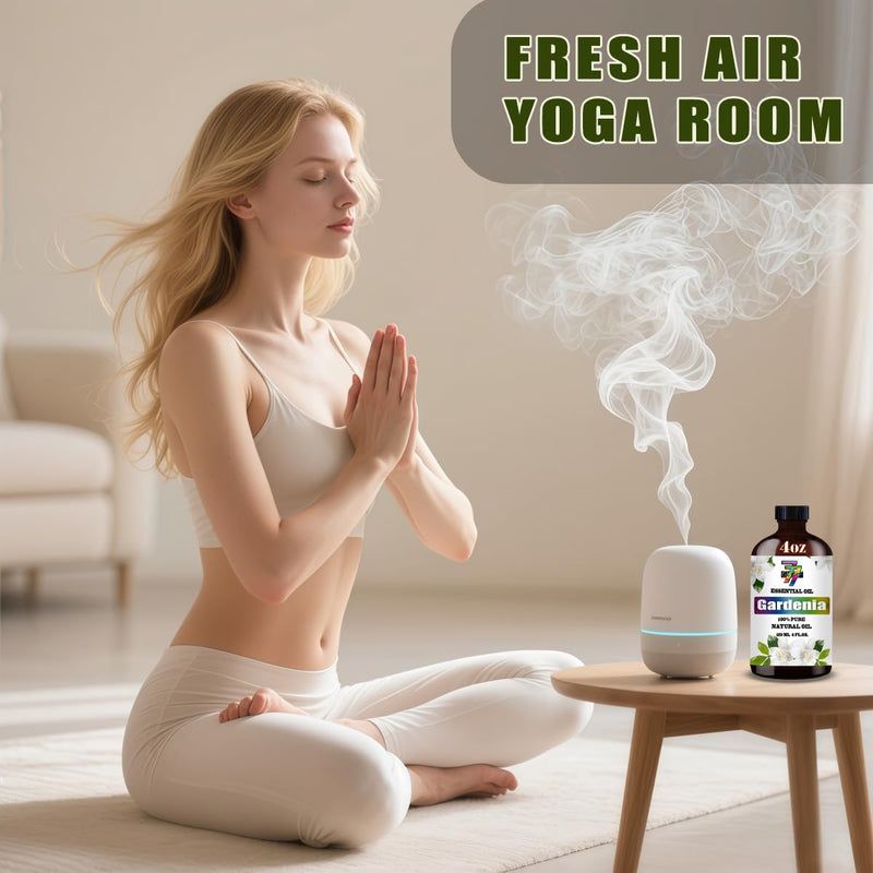 [Australia] - Gardenia Essential Oil (4 oz/120 ml) ‚Äî Gardenia Oils for Aromatherapy, diffusers, humidifiers, Home fragrances, DIY Skincare, soap Making, DIY Candle, Relaxation, Yoga, and Meditation 4 Fl Oz (Pack of 1) 