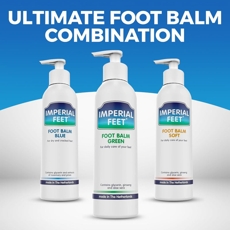 [Australia] - Imperial Feet Foot Balm Green - 150ml Non-Sticky Cream for Dry Feet & Cracked Skin - Aloe Vera Moisturizer for Diabetics - Soothing Hydration & Dryness Skin Repair for Hands, Feet, Legs & Overall Care 