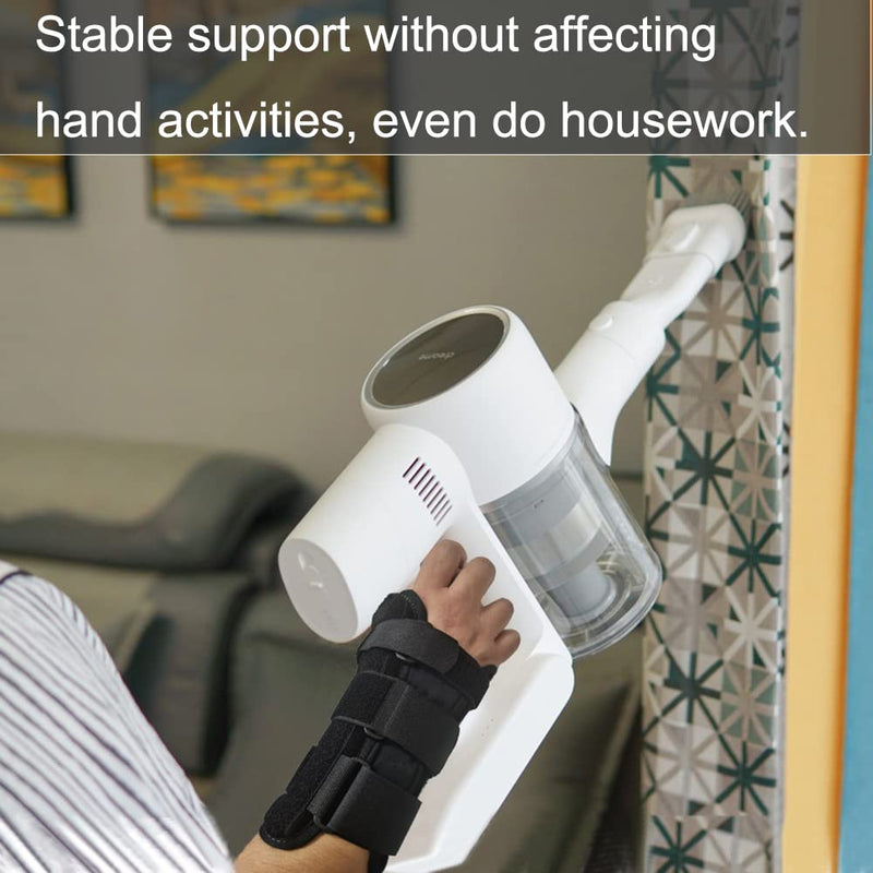 Wrist Brace with Thumb Spica Splint for De Quervain's Tenosynovitis Carpal Tunnel Pain Wrist & Thumb Stabilizer for Tendonitis Arthritis, Sprains & Fracture Forearm Support Cast (Left M/L) Left Update Medium / Large