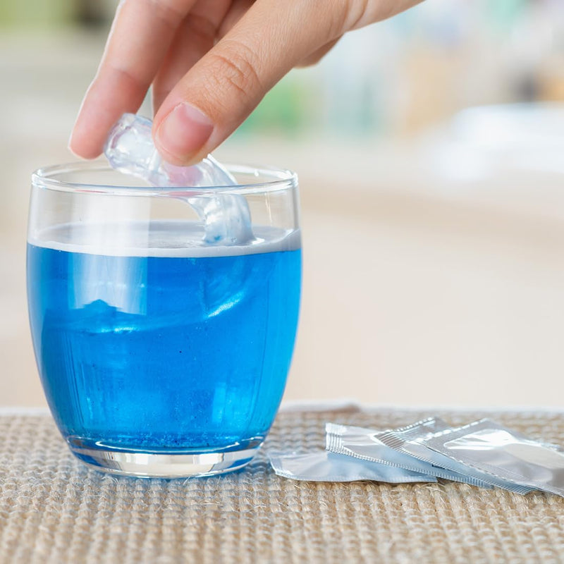 [Australia] - Retainer cleaning tablets 30 tablets Retainer fresh braces cleaning tablets retainer cleaner tablet mouth guard dentures dentures 