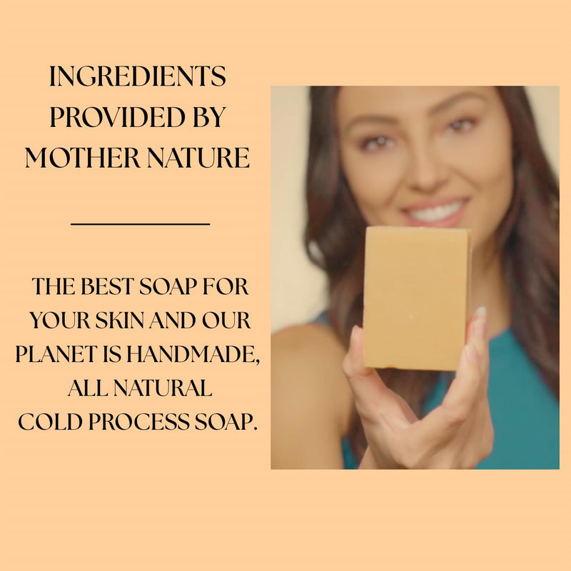 Aspen Kay Naturals Turmeric Soap for Face & Body - made with Organic Shea Butter, Chamomile & Calendula - Gentle Turmeric Face Wash, All Skin Types, Made in USA (2 pack) 4.5 Ounce (Pack of 2)