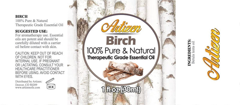 [Australia] - Artizen 30ml Oils - Birch Essential Oil - 1 Fluid Ounce 1 Fl Oz (Pack of 1) 