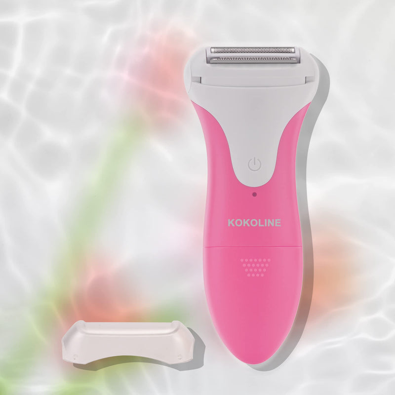[Australia] - Women's Electric Razor | Wet & Dry Shaver for Legs,Bikini, Underarms with Bikini Trimmer & Hypoallergenic Foil for Sensitive Skin,Pink/uyg1 Pink 