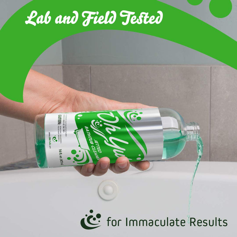[Australia] - Oh Yuk Jetted Tub Cleaner for Jacuzzis, Bathtubs, and Whirlpools - 16 Ounces 16 Fl Oz (Pack of 1) 
