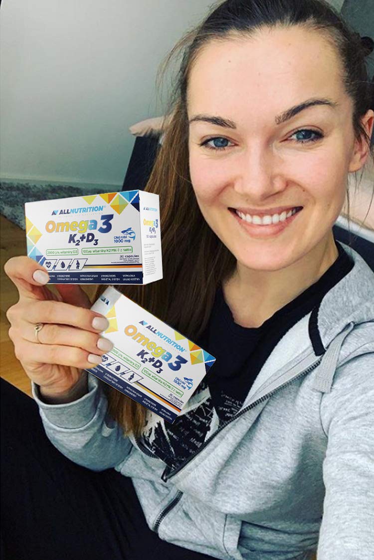 [Australia] - ALLNUTRITION OMEGA 3 K2 D3 is a high quality supplement containing fish oil and vitamins K2 and D3. 
