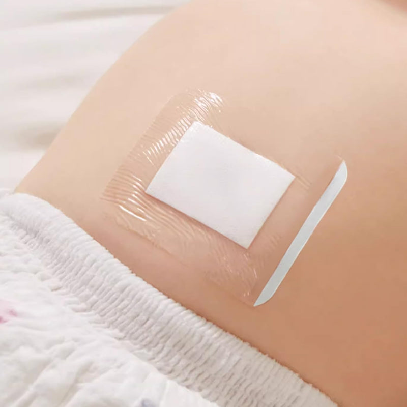 [Australia] - Baby Waterproof Umbilical Cord Stickers (15pcs), Navel Patches for Infants with Protruding Belly Buttons, Soft Cotton Hernia Pads, Baby Colic and Gas Relief Wrap 2.2 * 2.7Inch 1 
