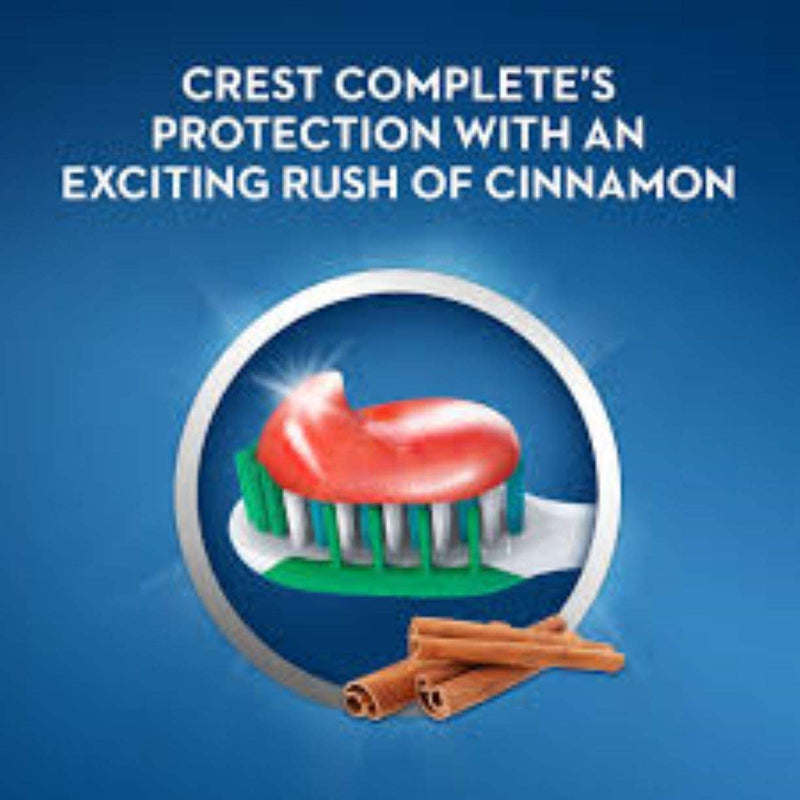 [Australia] - Crest Complete Cinnamon Rush 5.4 Ounce (3 Pack) 5.4 Ounce (Pack of 3) 
