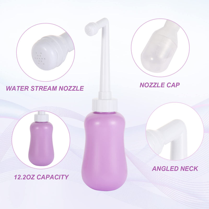 [Australia] - Peri Bottle for Postpartum Care for Perineal Recovery and Cleansing After Birth 12.7 OZ Color: Purple 