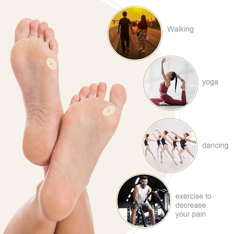 [Australia] - 75pcs Corn Cushions, Corn Pads for Toes Latex Sponge Foot Callus Pads Self-Adhesive Foot Care Cushions Protectors for Men Women Feet Toes (Small Oval) Small Oval 