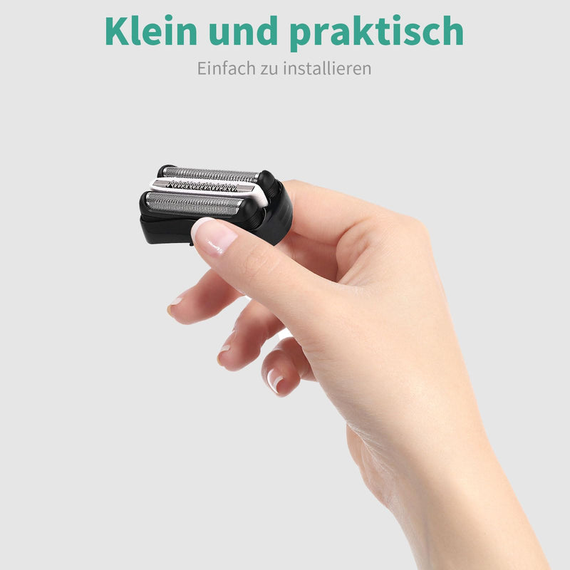 [Australia] - Series 3 shaving head compatible with Braun S3 ProSkin razor men's electric razor 3040s 3000s 3050cc 3010a 3070cc 3080s 3090s 310s 3020s 330s 370cc-4 replacement shaving head 32B 