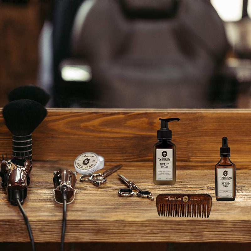 [Australia] - ☆ ARRISON® BEARD ☆ Beard and Mustache Wax 30 ml - 100% Made in Italy - shapes and defines mustache and beard with a perfect fit - ideal for creative and well-defined styles 