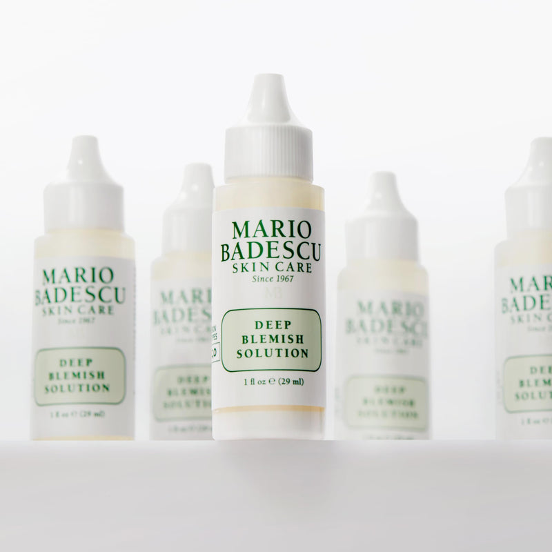 Mario Badescu Deep Blemish Solution, Spot Treatment for Face with Potent Zinc Oxide, Niacinamide and B Vitamins Overnight Treatment Serum that Targets Large Blemishes Under the Skin Deep Blemish Solution - NEW!!!