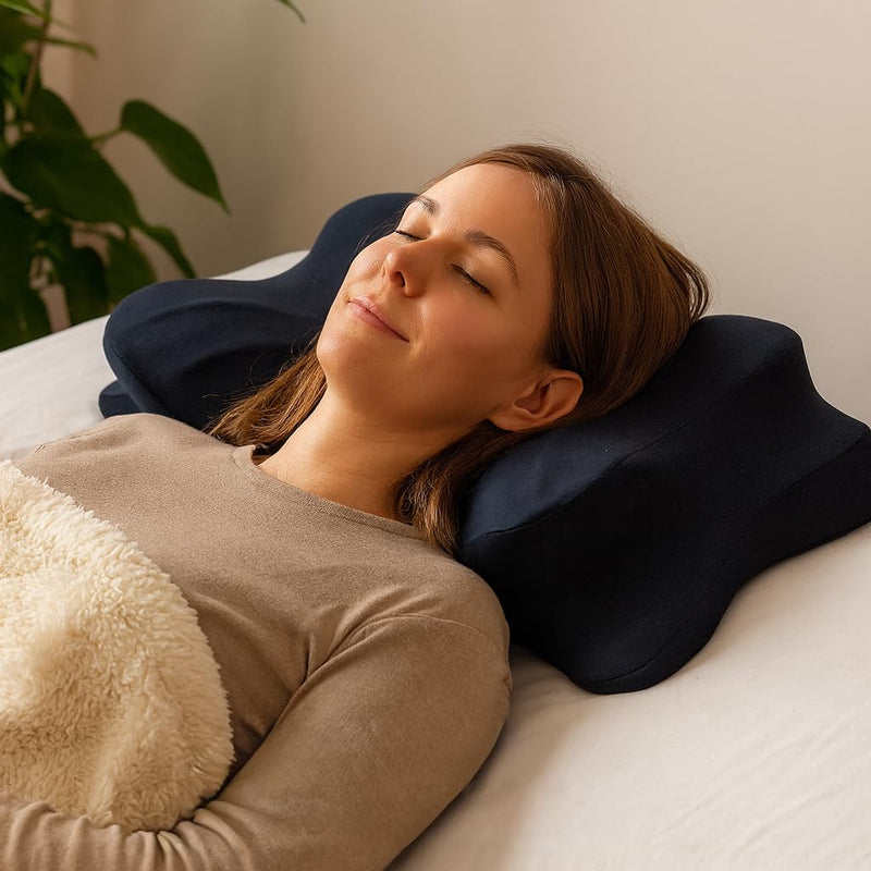 Premium Cervical Pillow Case (Pillowcase Only) - Ergonomic Cover for Contour Pillow - Compatible with Donama Cervical Standard Pillow 21.65" L 12.12" W 4.13 H Pillows