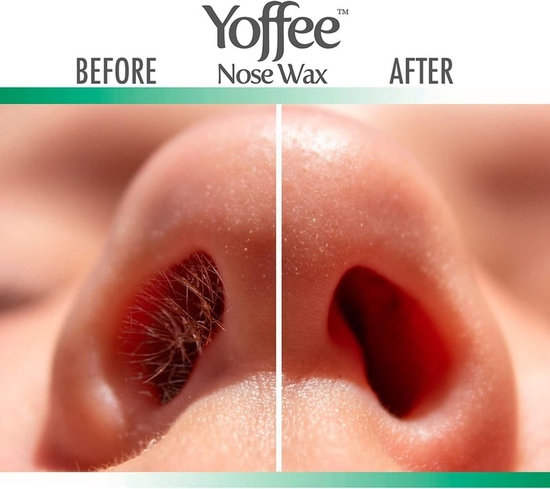 [Australia] - Original Yoffee Nose Wax Kit Men & Women - Natural Bio-Beeswax & Aloe Vera Made Nose Waxing Kit for Men - Nose Hair Wax - Nostril Waxing kit - 10 Reusable Nose Wax Sticks - Easy, Quick & Painless 