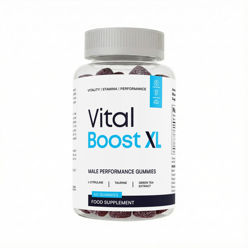 Vital Boost XL 60 Gummies All Natural Advanced Formula for Overall Health & Wellness Support