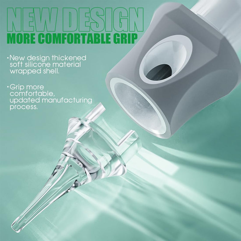 [Australia] - Dragonhawk Tattoo Needles Cartridges 1003RL 50 Count Glide Extra Smooth Designed for a Close Smooth Hit Round Liner 