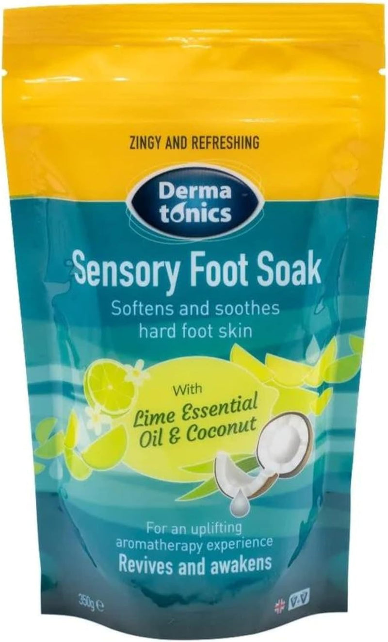 [Australia] - Dermatonics Sensory Foot Scrub 125ml & Foot Soak 350g | Exfoliates, Softens & Improves Skin 