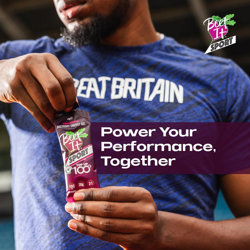Beet It Sport Concentrated Beetroot Energy Gel, Long Lasting Effect, Running Gels (12 x 43g) 43g (Pack of 12)