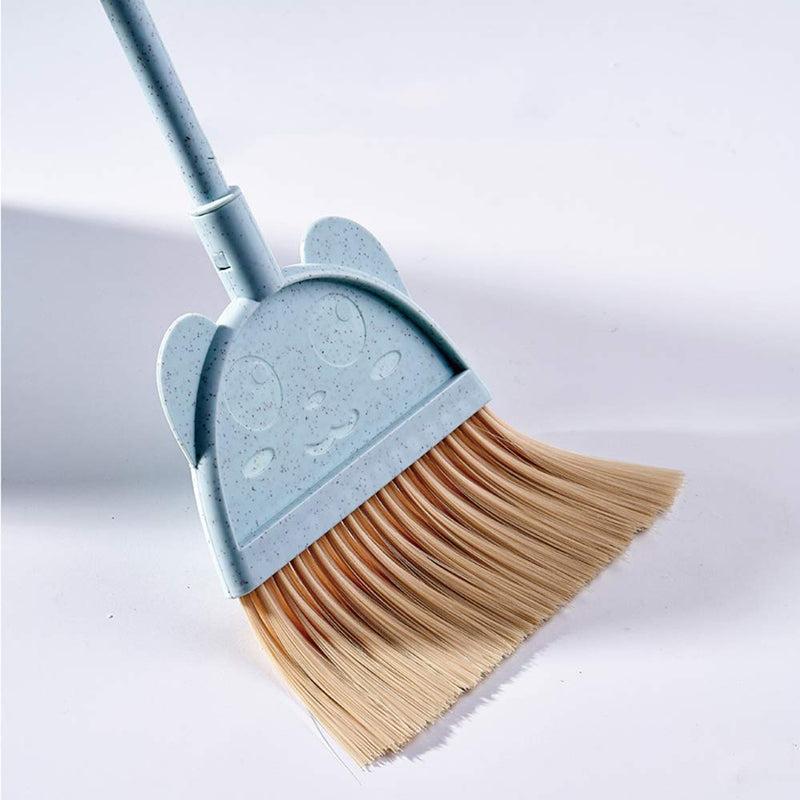 [Australia] - Mini Broom with Dustpan for Kids,Little Housekeeping Helper Set (Pink) 