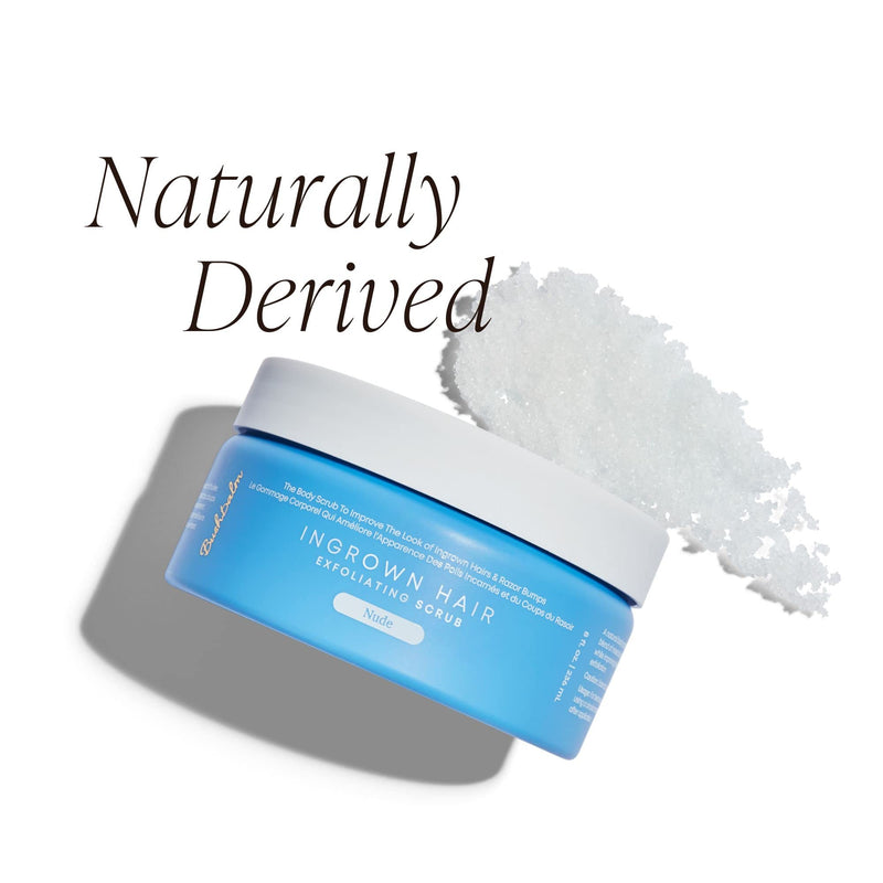 [Australia] - Bushbalm Ingrown Hair Exfoliating Scrub - Reduces Appearance of Ingrown Hairs and Underarm Bumps, Soothes Skin and Post Shave Redness - Nude, 236 ml Nude Scrub 