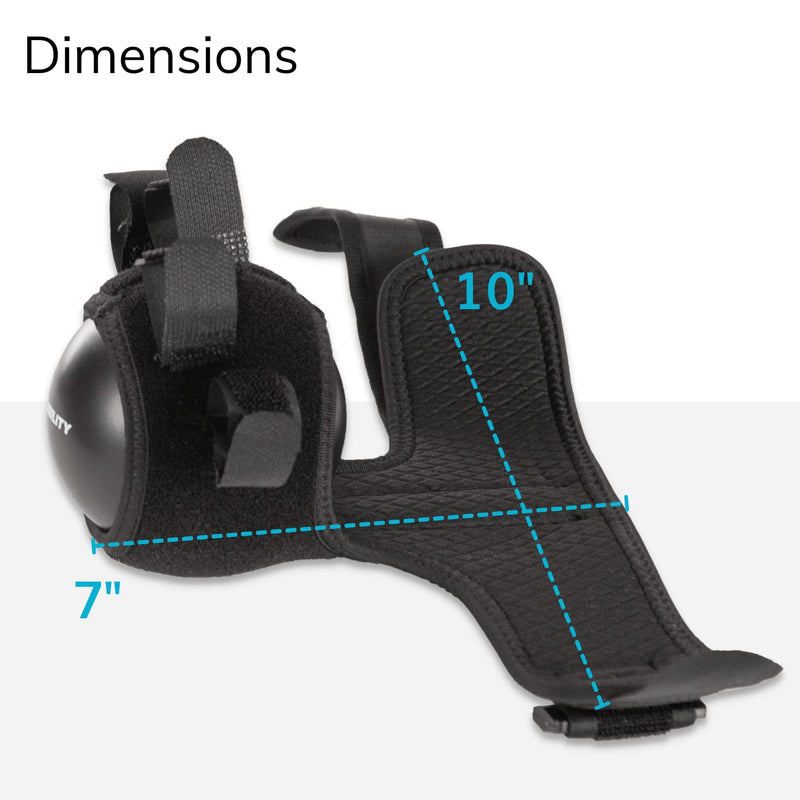 [Australia] - BraceAbility Anti Spasticity Splint - Contracture Stroke Resting Hand Orthosis Brace and Ball for Right or Left Cramp Relief, Twitching Pain, Recovery Therapy, Dupuytren's Treatment, Arthritis Remedy 