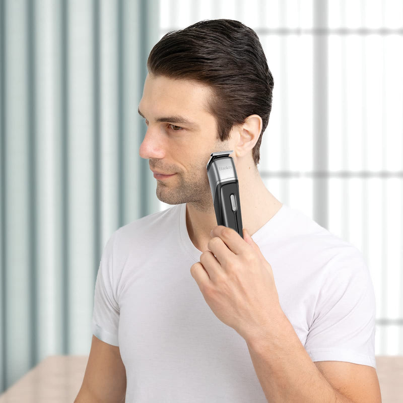 [Australia] - GEEGVV Haokry Beard Trimmer, Cordless Hair Clippers, Waterproof Body Mustache Nose Ear Facial Cutting Groomer, Electric Shaver 6 in 1 Grooming Kit for Men 