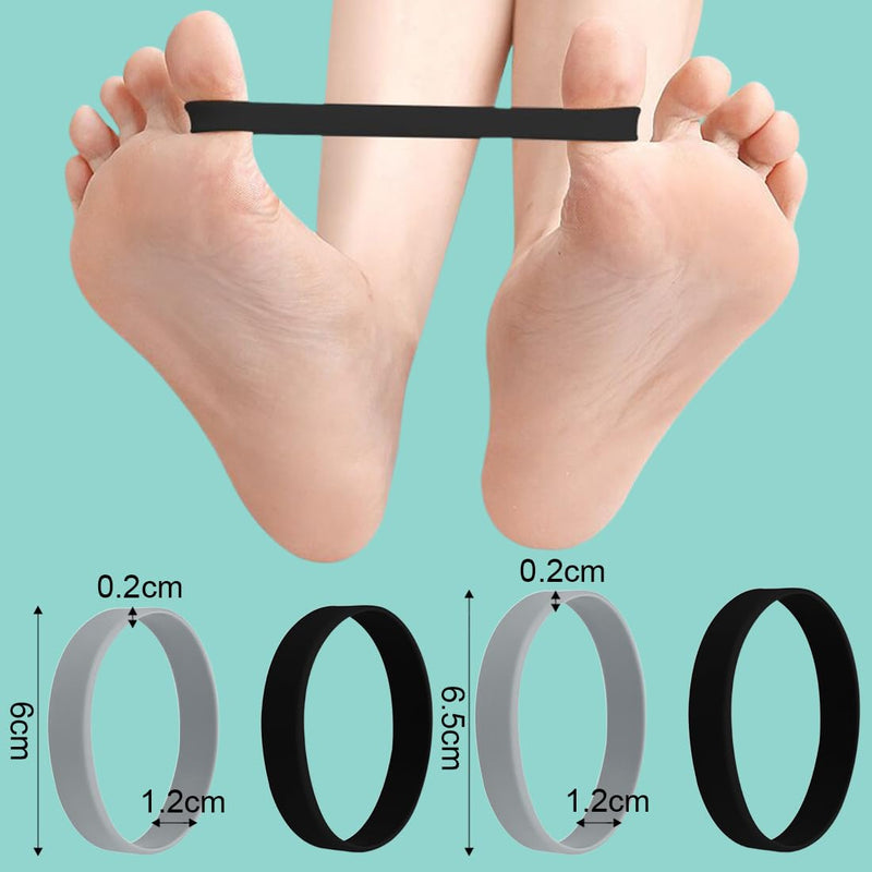 [Australia] - Hallux Valgus toe separator training band for the toe - correction set of 4 for men and women to relieve pain from bunions 