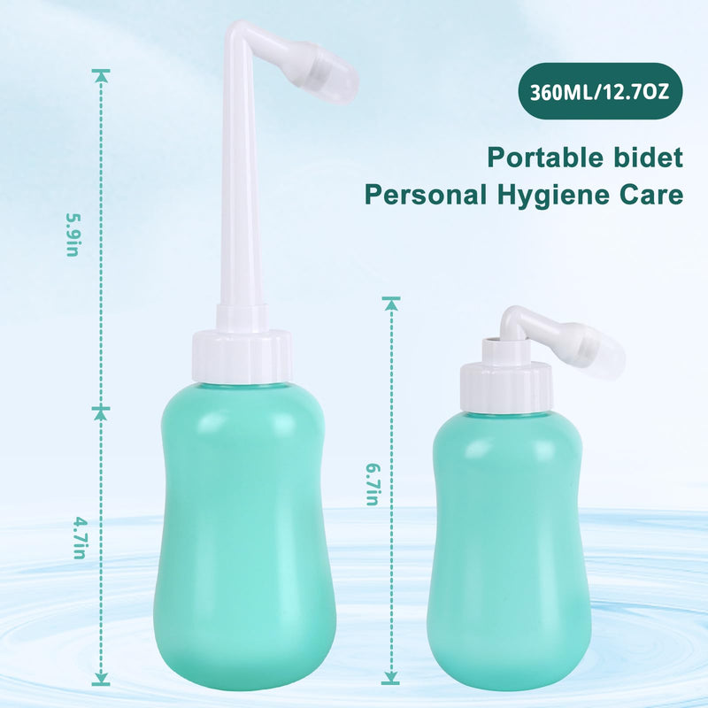 [Australia] - Peri Bottle for Postpartum Care for Perineal Recovery and Cleansing After Birth 12.7 OZ Turquoise 