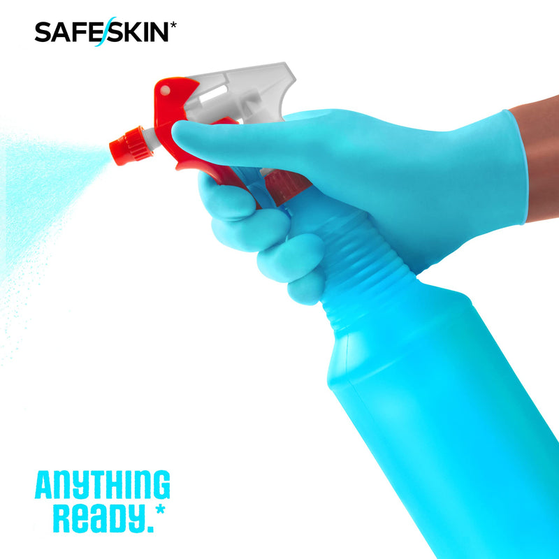 [Australia] - SAFESKIN Disposable Nitrile Gloves in POP-N-GO Pack (50 or 200 Count) Medium Duty, Powder-Free -Cleaning, Gardening, Crafts 50 Medium (Pack of 50) 