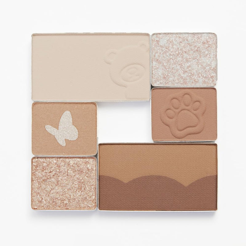 [Australia] - I'M MEME Wonder Soft Layer Palette - 7 Shades | Portable Size, Versatile, Blendable, Neutral Colors with Soft Texture, 01 My Teddy, 0.23 Oz 