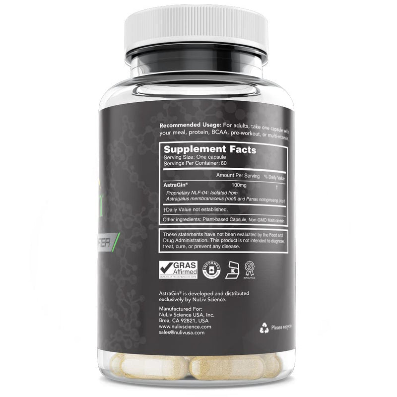 [Australia] - AstraGin maximum bioavailability enhancer for pre-workout supplements, BCAA and protein powder 