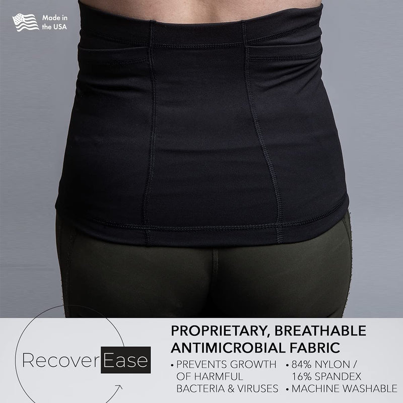 [Australia] - Mastectomy Drain Pouch for Breast Cancer Treatment & Recovery Supplies - Essential Post Surgery Must Haves & Recovery Gift - Comfortable Drain Holder Belt (Petite 0-12) Petite 0-12 