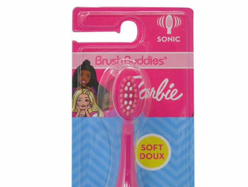 [Australia] - Brush Buddies Barbie Battery Powered Sonic Toothbrush for Kids, Children, Boys, Girls. (Blippi Electric Toothbrush), Pink 
