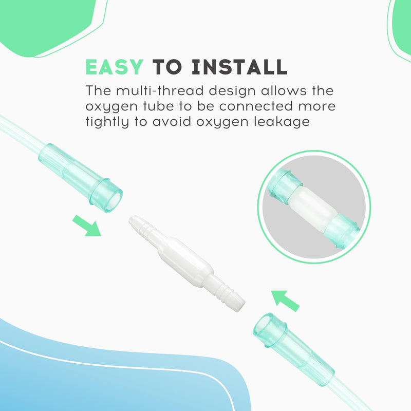 [Australia] - Oxygen Tubing Swivel Connectors ‚Äì 10-Pack Leak-Proof 360-Degree Rotatable Oxygen Tube Connectors, Oxygen Connector Avoid Tangles 10 pack 