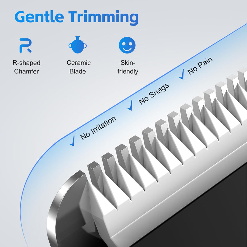[Australia] - Body Hair Trimmer for Men: Manscape Electric Razor, Versatile Hair Trimmer for Groin, Beard, Nose/Ear Hair, Waterproof & USB-C Rechargeable,Travel Lock,Christmas Gifts for Men Black 