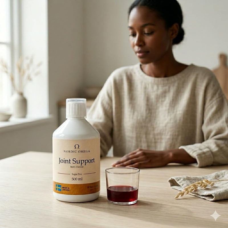 JointSupport Collagen, Berry Flavour, Sugar Free, 500ml, Made in Sweden (Pack of 1, Berry) 500 ml (Pack of 1)