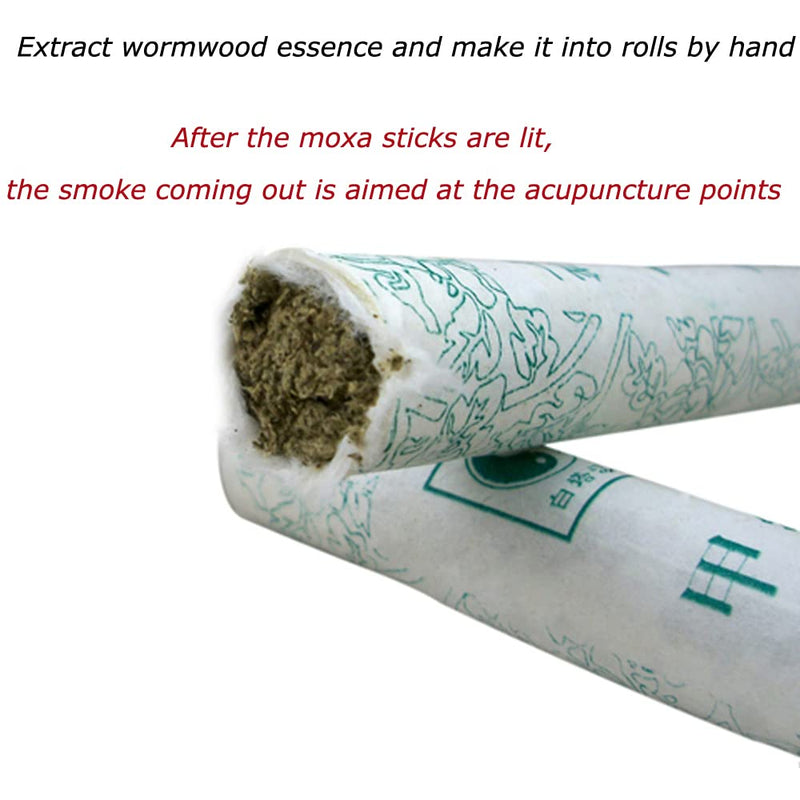 [Australia] - Moxa Sticks Natural Mugwort Rolls Pure Handmade 3-Years Purity Wormwood for Moxibustion Ôºà10 per BoxÔºâ 