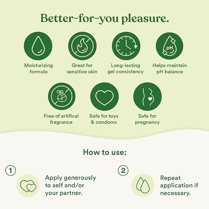 Good Clean Love BioNude Ultra Sensitive Personal Lubricant, Water-Based & Hypoallergenic Lube, Unscented Intimate Wellness Gel for Men & Women, 3 Oz 3 Fl Oz (Pack of 1)