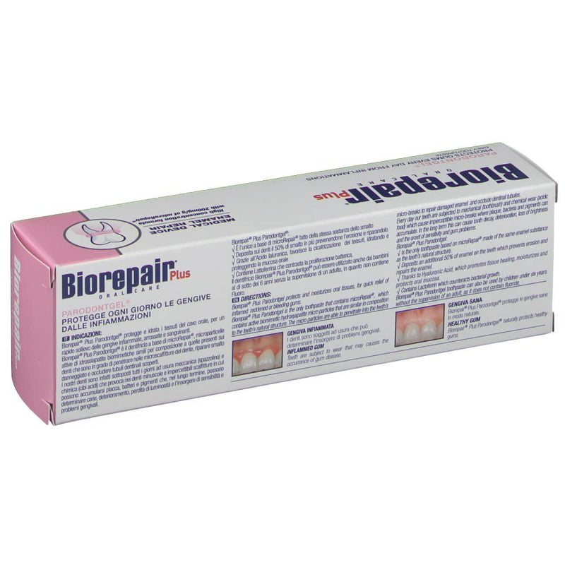 [Australia] - Biorepair Parodontgel® Daily Toothpaste - 2.54 Fluid Ounces (75ml) Tubes (Pack of 2) [ Italian Import ] 