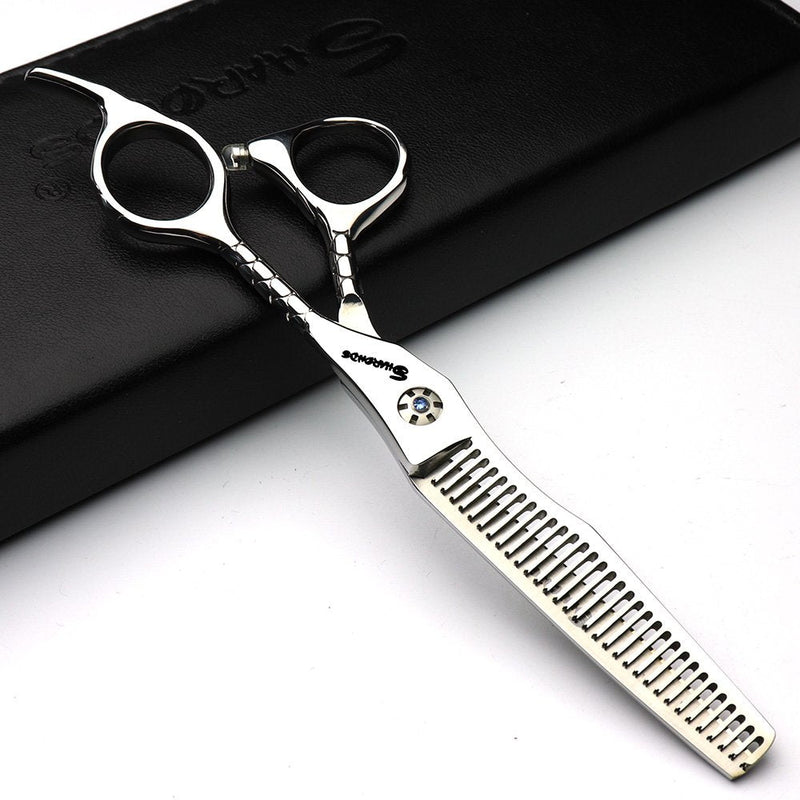 [Australia] - Japan 440C Hairdressing Studio Hairdressing Styling Professional Toolset Fashion 6' Hairdressing Scissors and Efficient Scissors (6 Inch, 2 Pieces-A) 6 Inch, 2 Pieces-A 