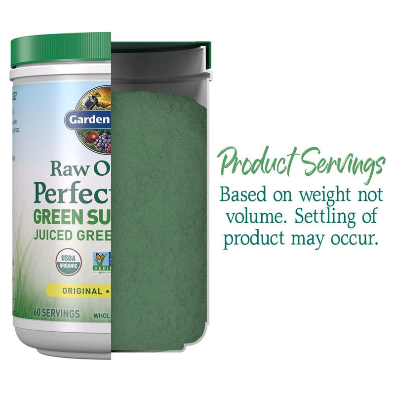 Garden of Life RAW Organic Perfect Food Juiced Greens Powder, 60 Servings Original 1.06 Pound (Pack of 1)