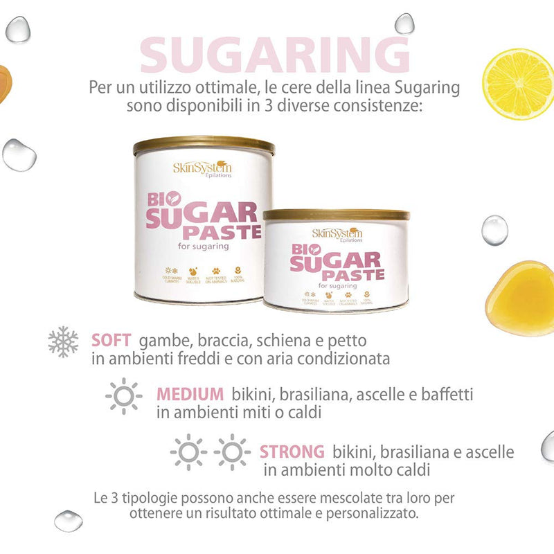 [Australia] - Skin System Organic Sugar Paste for Sugaring Medium, Giallo, 550 g 550 g (Pack of 1) 