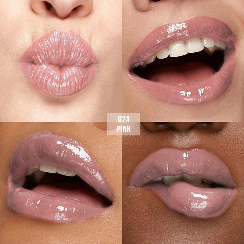 Moisturizing Lip Balm – Hydrating Nourishing Lip Care with Natural Ingredients, Vitamin E & Shea Butter, Smooth Non-Sticky Tinted Lip Balm for Dry & Chapped Lips, Soft Glossy Lipstick for Daily Use 2#